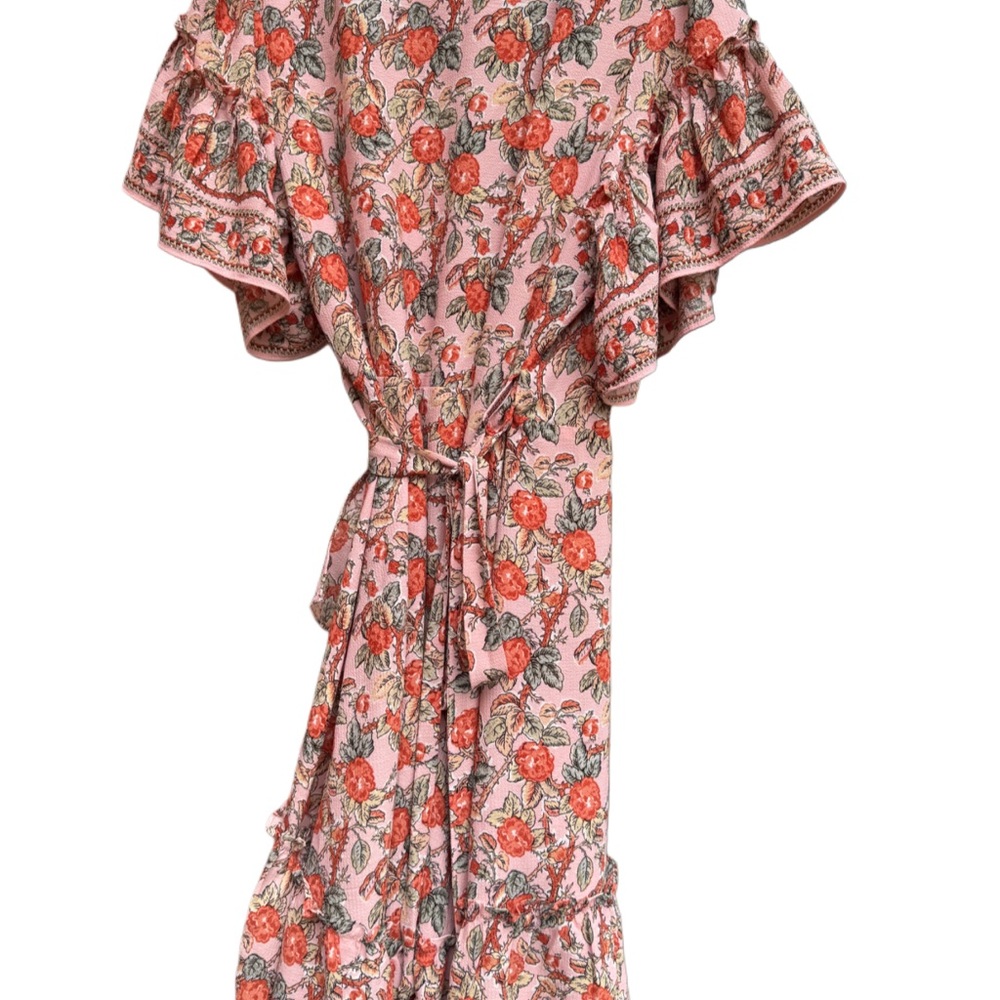 Max Studio Pink Floral Maxi Dress